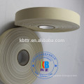 Garment wash care label Dyed color Beige thermal printing nylon taffeta labels